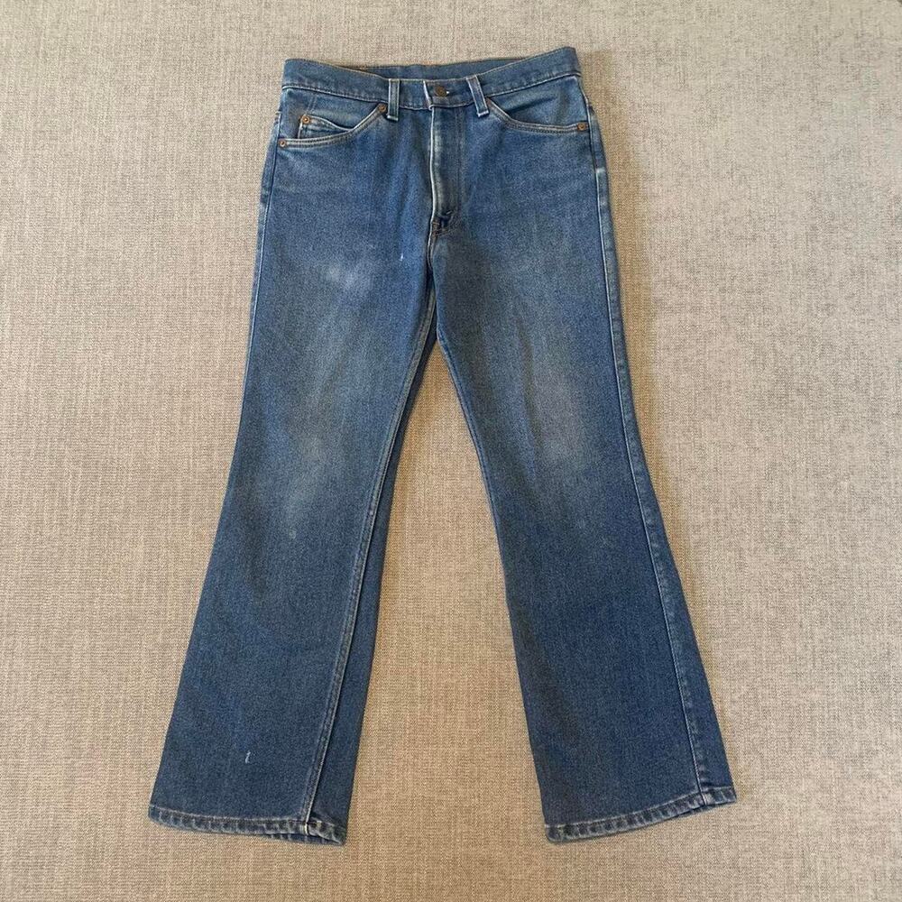 Vintage 70s Levi's Brown Tab wash denim Jeans - Picture 5 of 8